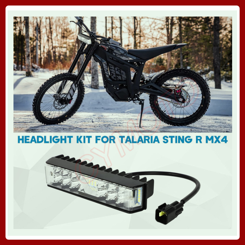 Alpha Rider ヘッドライトキット Talaria Sting R MX4 オートバイ LED 明るい白色ヘッドライト 6000K 高透過率プラグアンドプレイ