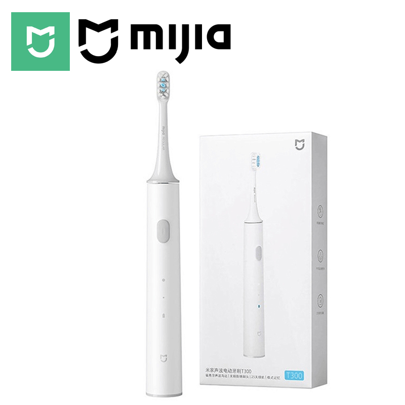 MIJIA T300 電動歯ブラシ IPX7 防水スマート音波ブラシ超音波ホワイトニング歯歯ブラシ用