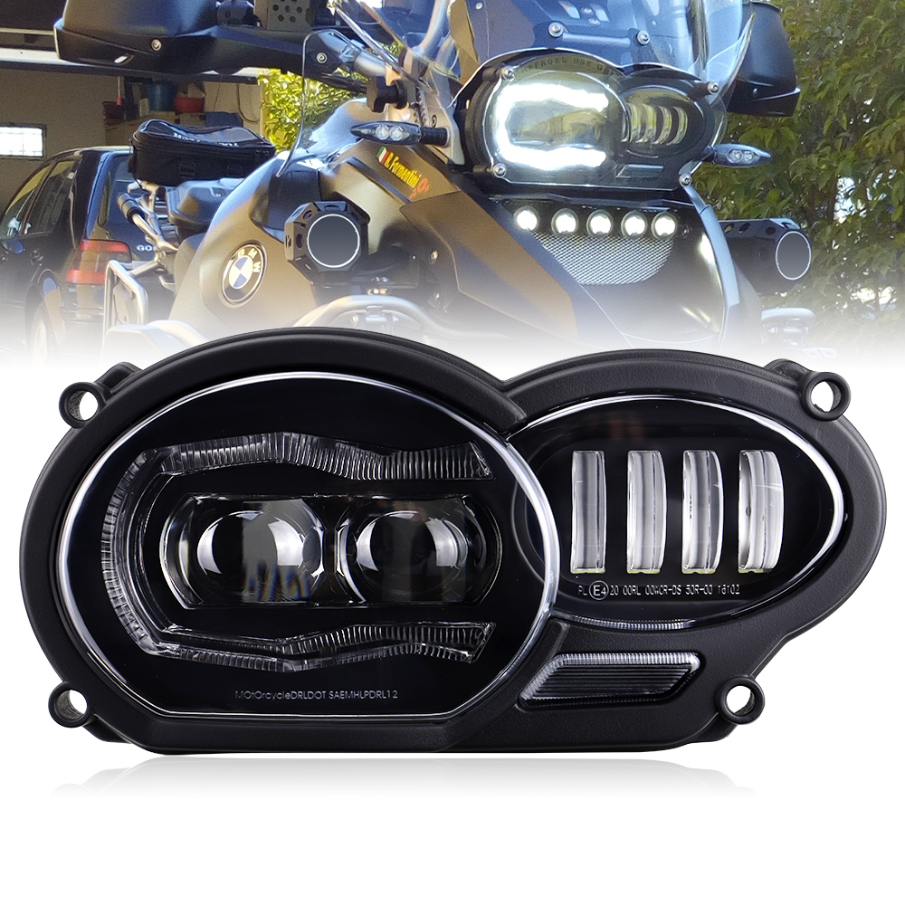 LED ヘッドライト BMW R1200GS R 1200 GS ADV R1200GS LC 2004-2012 (オイルクーラーに適合)