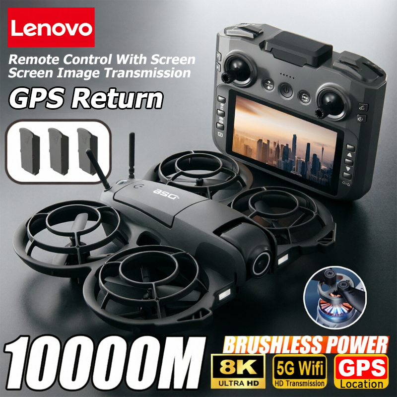Lenovo D26 ドローン 8K 空中 HD インテリジェント障害物回避大画面リモコン折りたたみブラシレスパワー GPS ドローン
