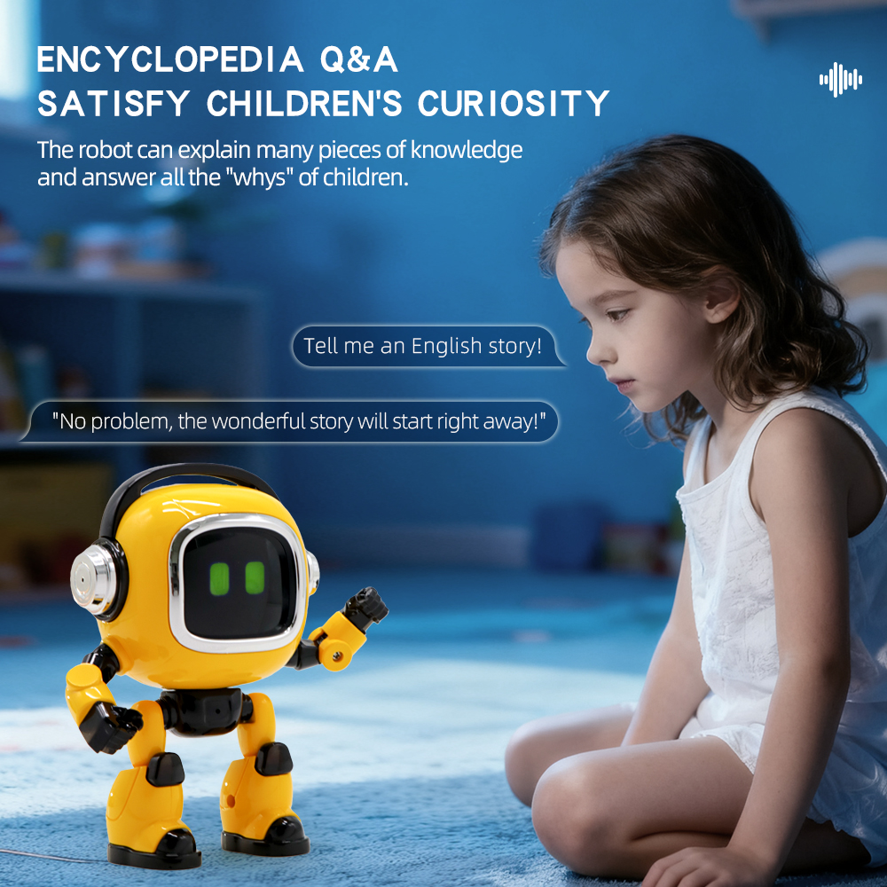 DeepSeek AI スマートロボット玩具 - インテリジェントな会話を備えた音声対話型教育デスクトップ玩具
