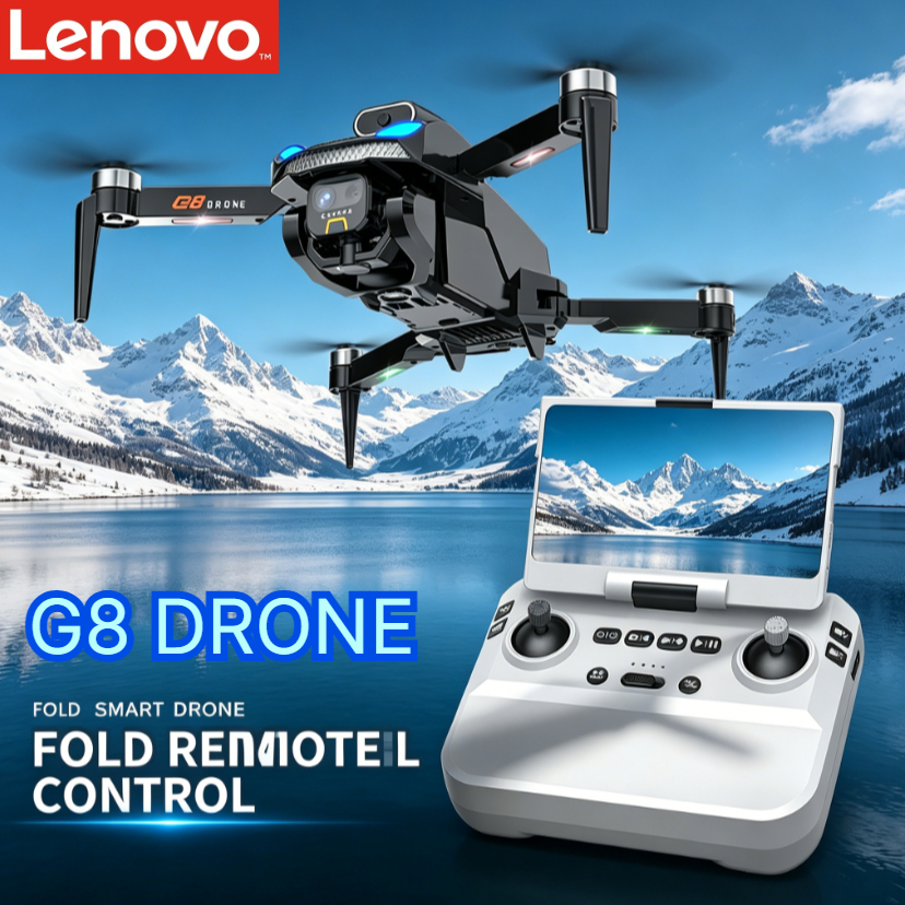 レノボ G8 GPS ドローン 8K デュアルカメラ 5G WIFI FPV ブラシレスオプティカルフロー障害物回避 ESC カラフルなライト RC 空中クアッドコプター