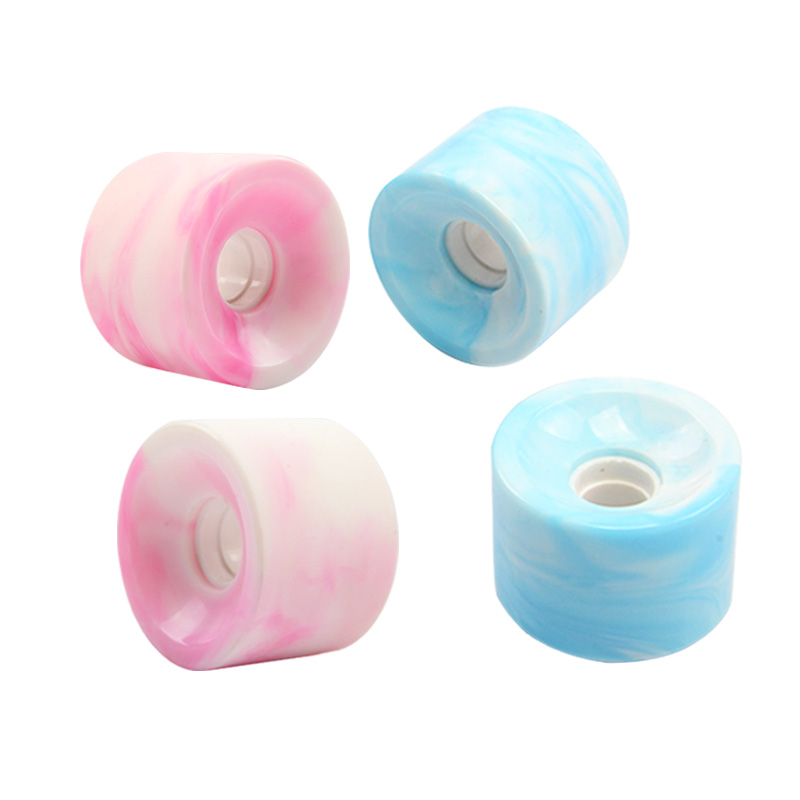 4PCS 70x51mm Longboard Wheels 78A Hardness 90% Rebound PU Wheels for Dancing Board Highways Cruising Skateboard Surfskate Wheels