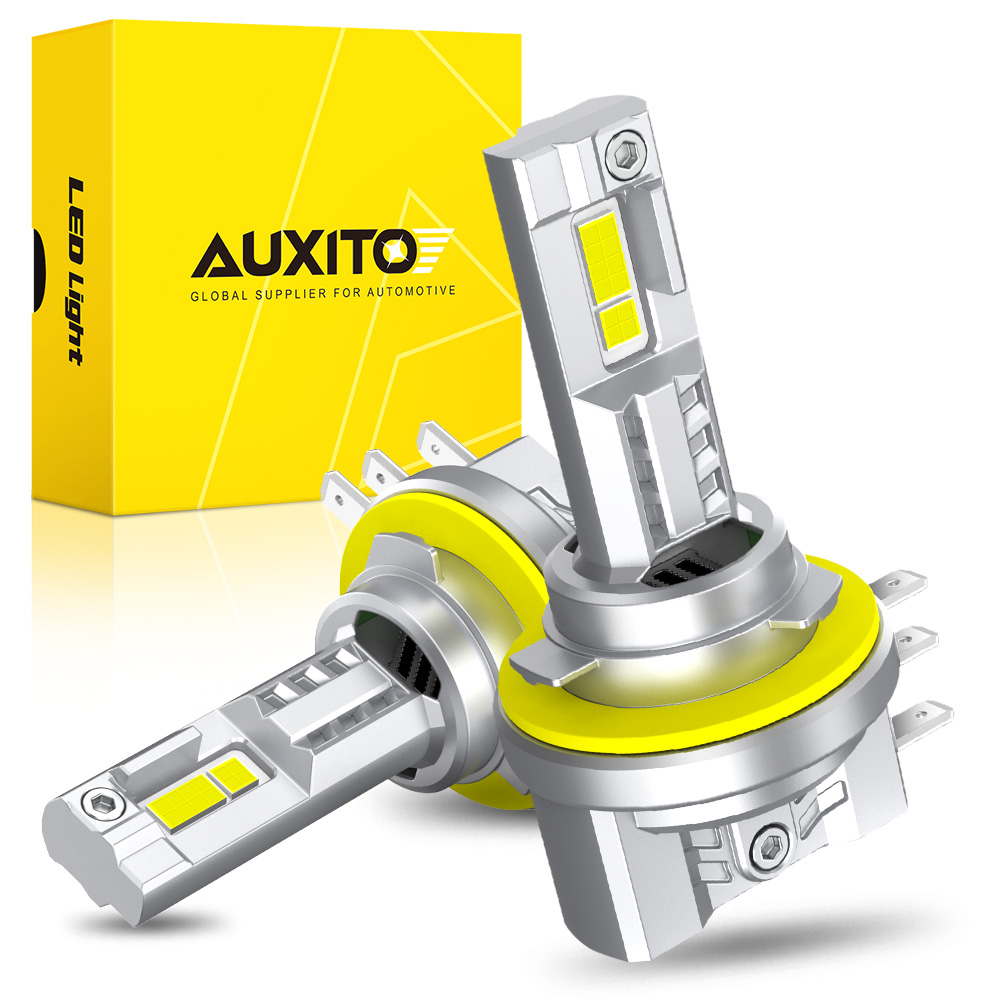 AUXITO 2 個 H15 LED 電球 Canbus ハイビーム 30000LM 60 ワット車のヘッドライト電球ランプ H15 LED DRL 駆動ランニングライト 6500K 12V