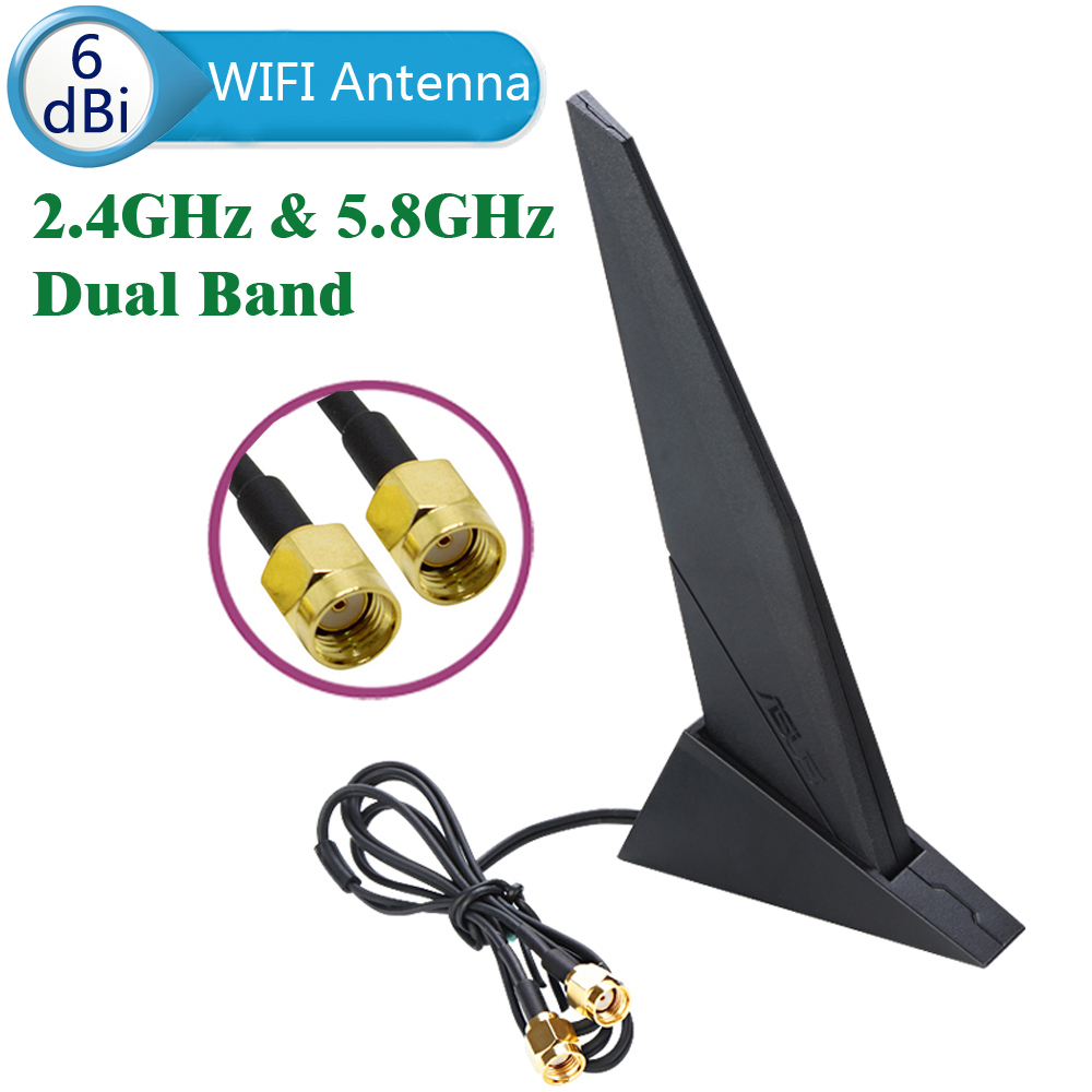 2.4 GHz 5.8 GHz デュアルバンド WIFI アンテナ PC デスクトップコンピュータ ASUS ギガバイト Lenovo MSI X570 B460 B360 ルーター USB ネットワークアダプタ
