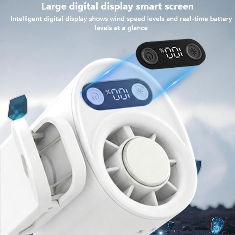 Xiaomi MIJIA 1/2Pc 半導体冷却クリップ Fan1St 屋外ポータブル強風大容量クリップオンウエストファンスポーツ用