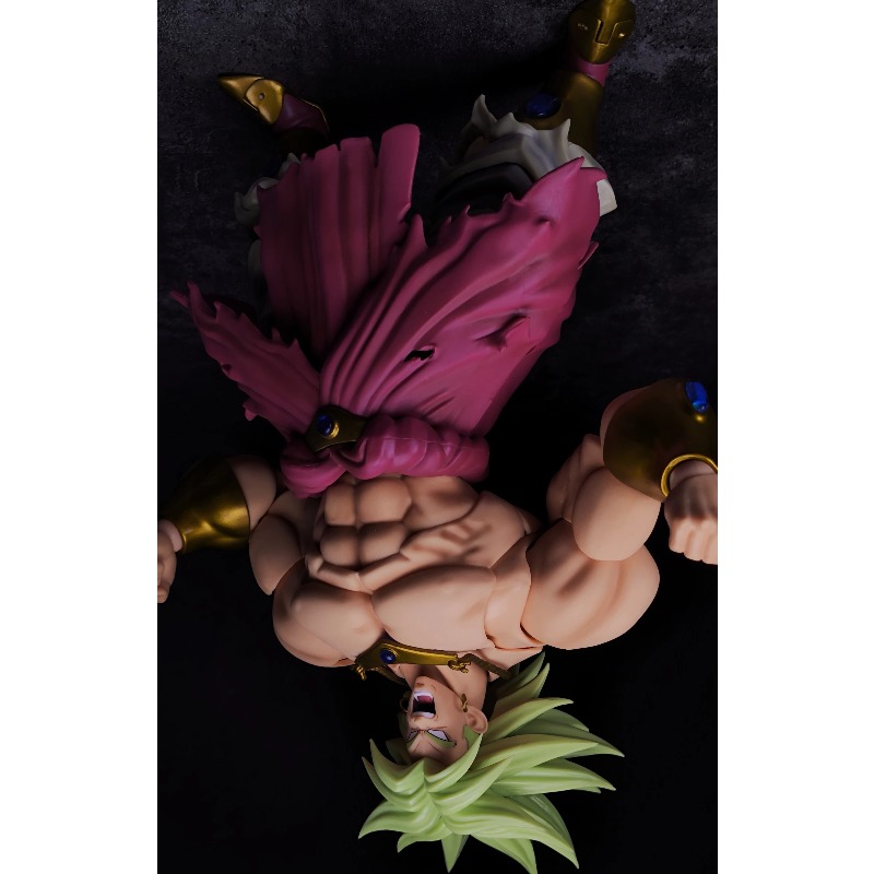 スポット ZT スタジオ ブロリー古代戦士グリーン アクション フィギュア 02b バトル ダメージ版おもちゃギフト コレクション