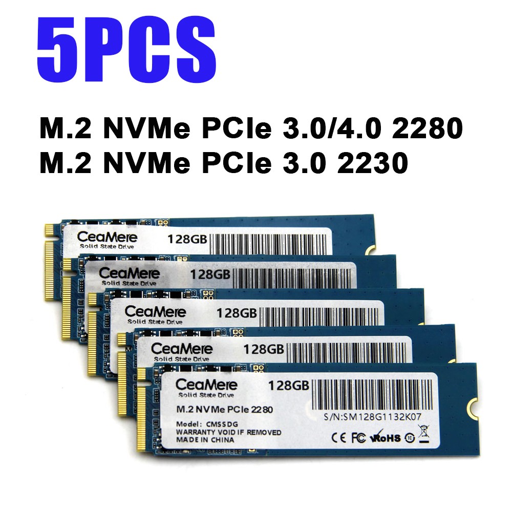 工場卸売 SSD M.2 NVME 4.0 256 ギガバイト 5 ピース/ロット PCIe NVME 3.0 2230 2280 512 ギガバイトハードドライブディスク内部 128 ギガバイトソリッドステートドライブ