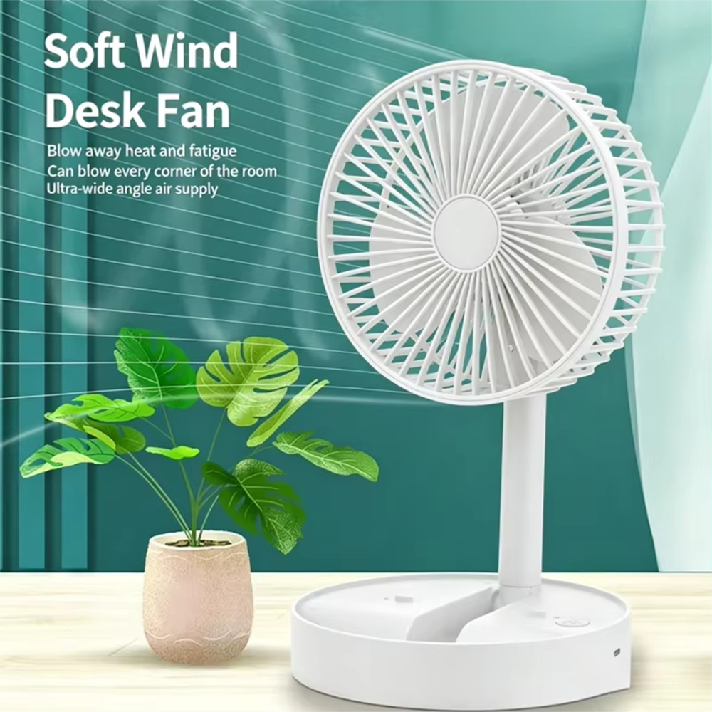 ミニ振動ファンポータブル電池式テーブルファン3速度レベル6インチデスクファン取り外し可能なデスクファンホームオフィス用