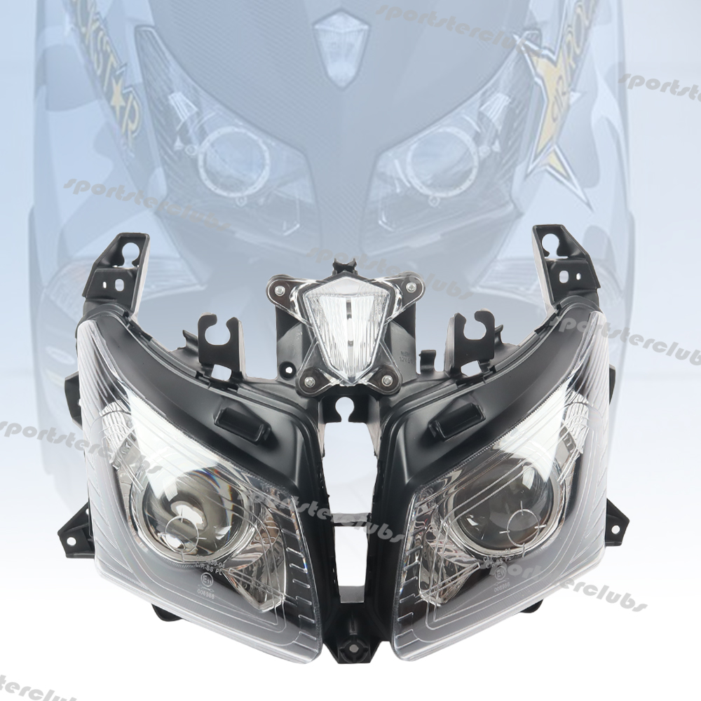 オートバイのフロントヘッドライトアセンブリヘッドランプヘッドランプライトヤマハ TMAX530 TMAX T-MAX 530 2012-2014 2013 CE 承認