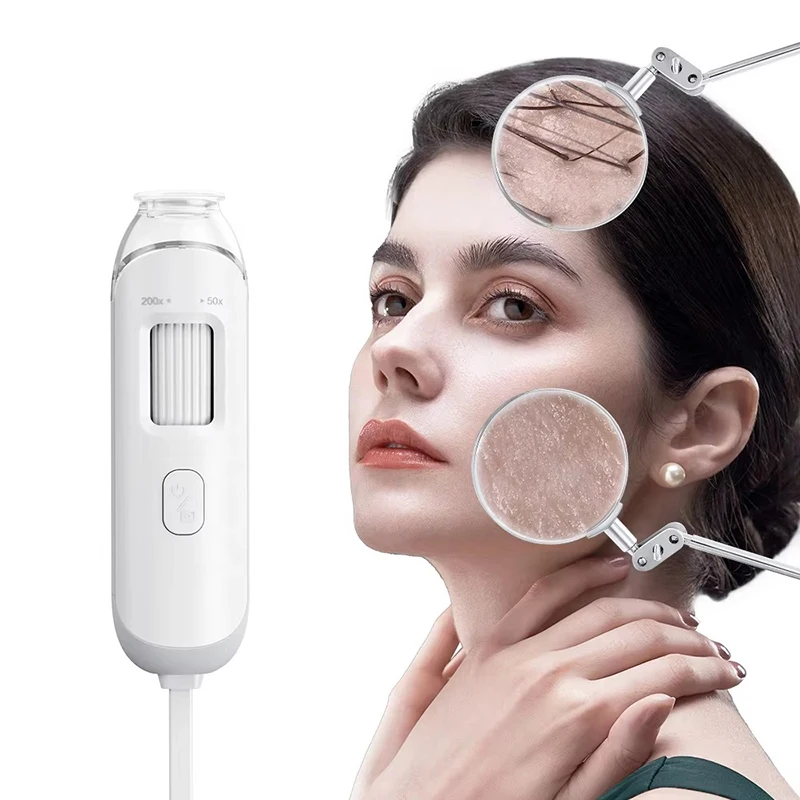ホットデジタル HD 50X /200X 皮膚分析機皮膚毛頭皮検出器皮膚鏡テスター頭皮診断スキンケアツール