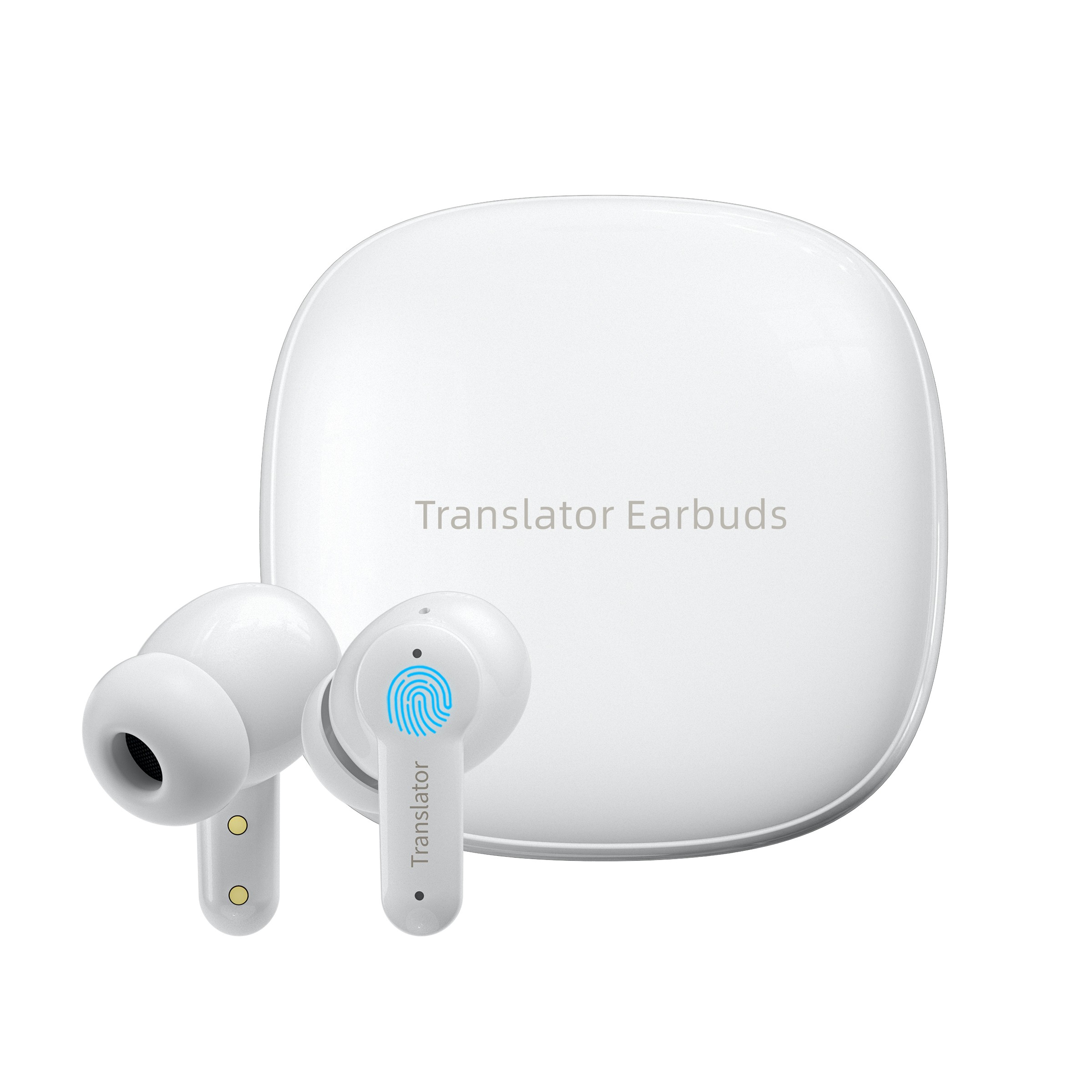 Wooask M3 翻訳イヤホン、双方向リアルタイム翻訳ヘッドフォン、音声翻訳デバイス、144 言語、11 オフライン パック付き