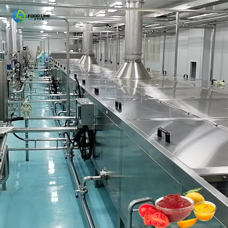 Foodline カスタマイズされた人気のブルーベリージャムフルーツトマトソースペースト製造機トマトソースサラダドレッシング生産ライン