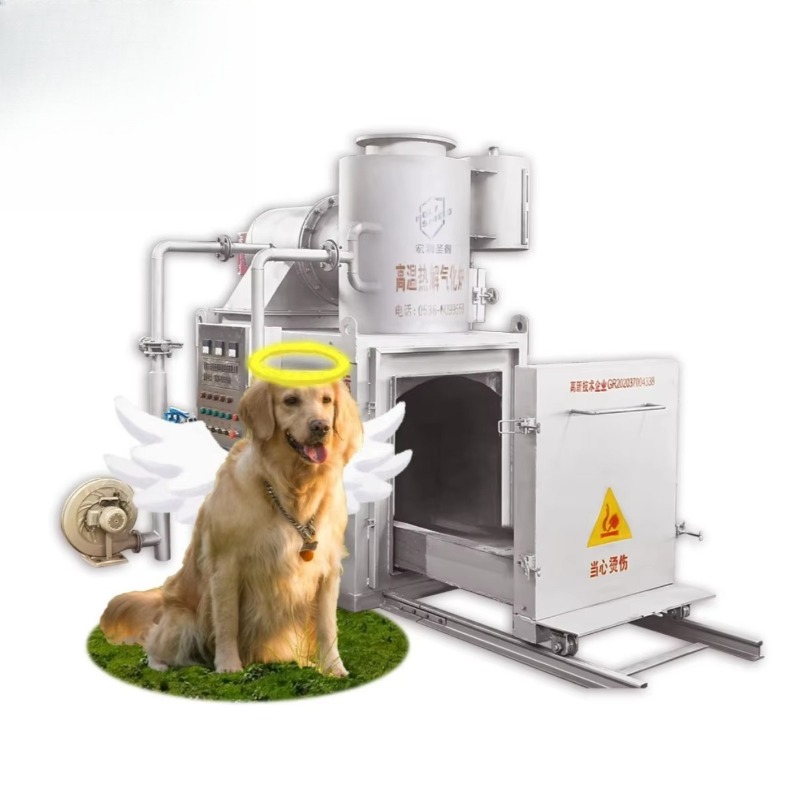 20kg 50kg Poultry Chicken Animal Incinerator for Pet Crematorium Smokeless Farm Animal Carcass Waste Incinerator
