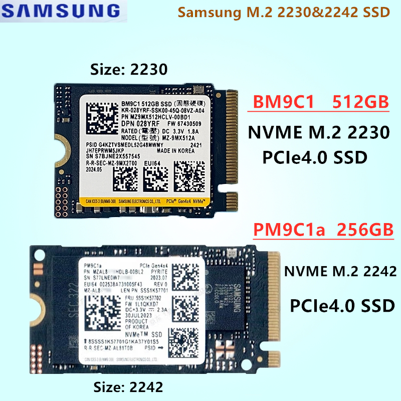 OEM Samsung NVME M.2 2230/2242 SSD PCIe 3.0x4