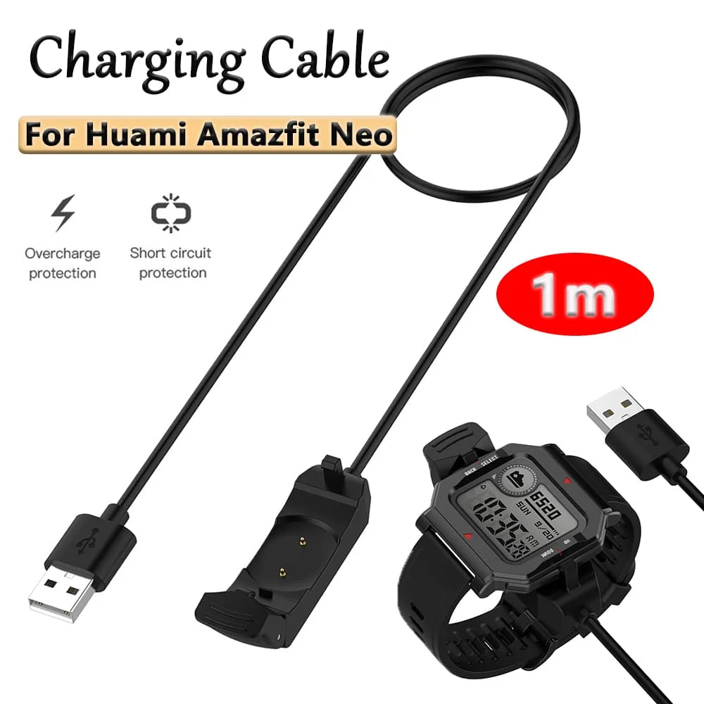 ポータブル充電器デバイス Huami Amazfit Neo A2001 スマートウォッチ高速 USB 磁気充電アダプタドック
