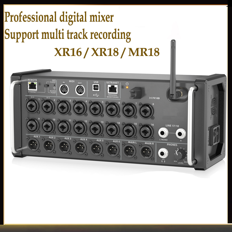 Air1:1 XR16/XR18/MR18 16/18 チャンネルプロフェッショナルデジタルミキシングスタジオレコーディングコンソール Dj スタジオ Wifi デジタルミキサーオーディオ