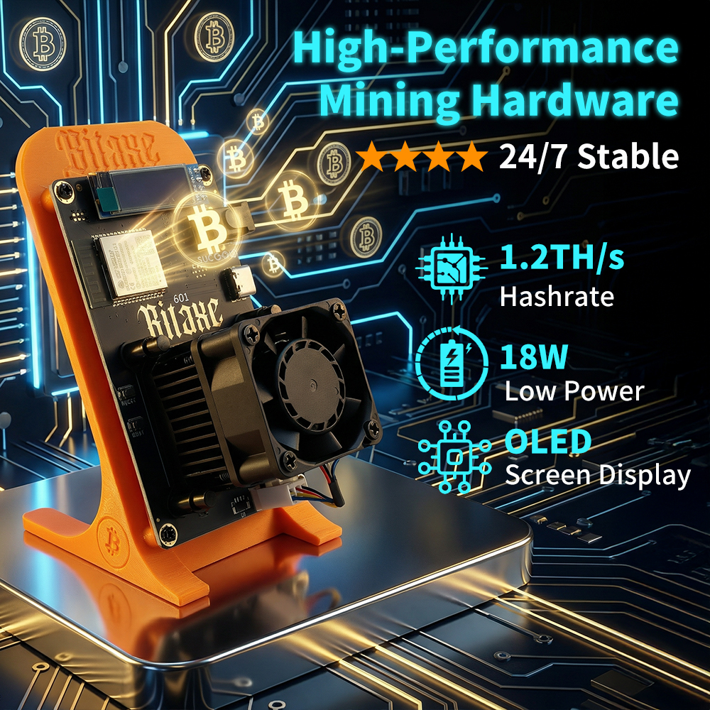 STARMINER スマート新 2026 最新 Bitaxe Gamma 601 Solo Miner 1.2Th/s 18-25W BM1370 Asic チップ強力なオープンソース Bitcoin Miner