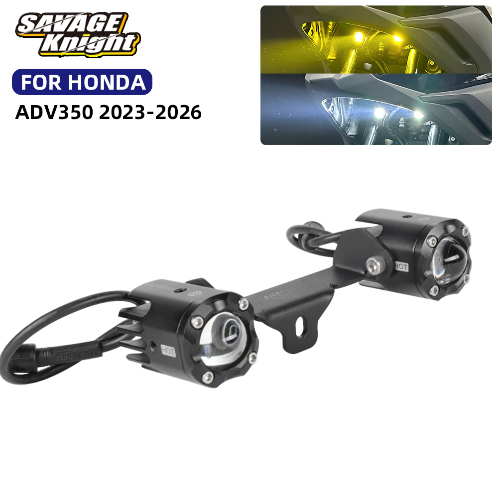 2026 ADV 350 LED デイタイムランニングライト補助フォグランプホンダ ADV350 350ADV 23-2025 オートバイスポットライトフロントスポットランプ