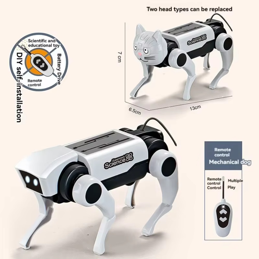 バイオニック電気機械犬ソーラーシステム実行 RC ロボットリモコン早期教育電動ロボット犬子供