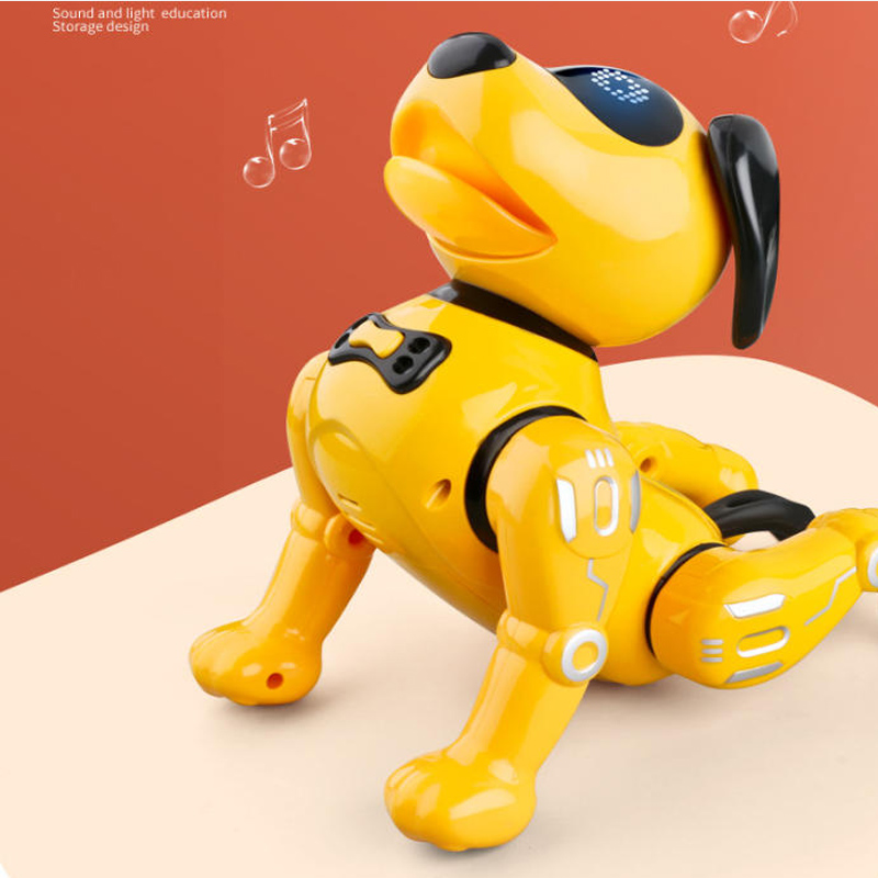 JJRC R19 子供用インテリジェントリモコンロボットスタント音声対話ジェスチャー感知おもちゃ子供のためのペットロボット犬ギフト