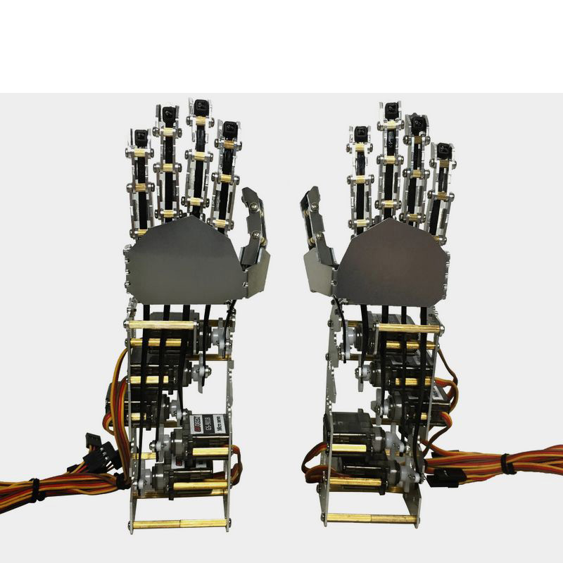 5 Dof メタルハンドパームバイオニック機械指ヒューマノイドロボット 5 軸小型サーボマニピュレータグリッパー爪 DIY 幹おもちゃ部品