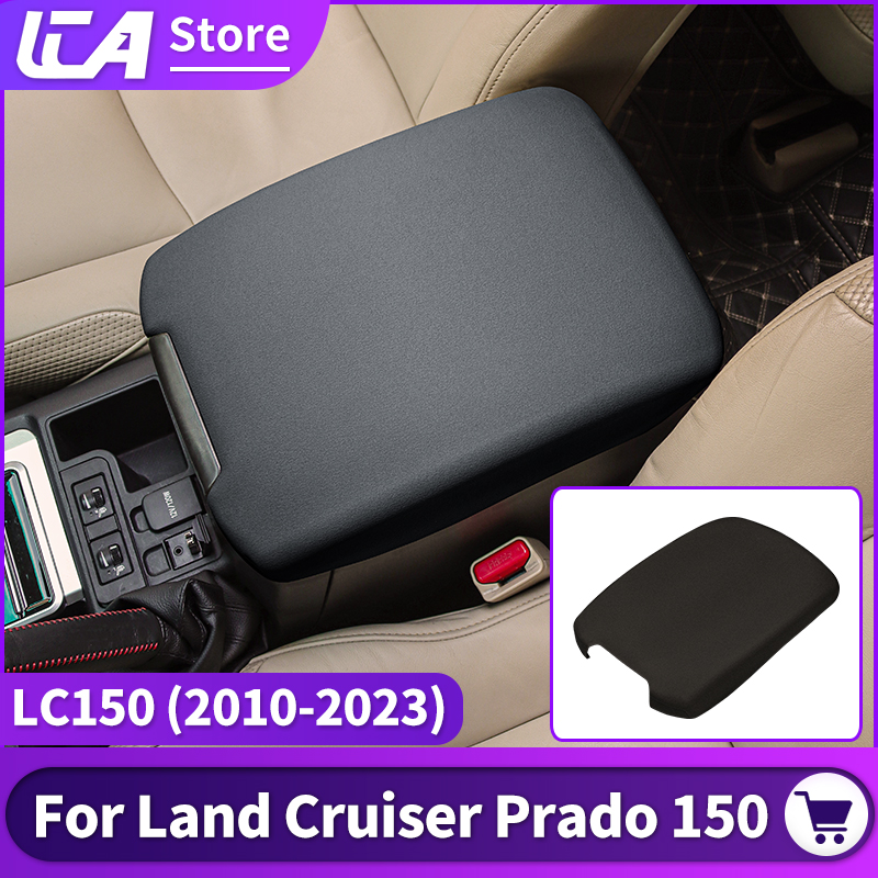 カーセンターコンソールアームレストカバートヨタ lc150 2010-2023 ランドクルーザープラド 150 j150 インテリア保護アクセサリーアップグレード