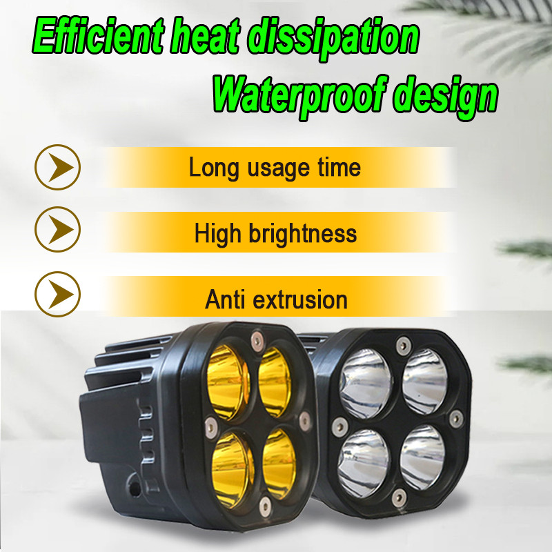 Led スポットワークライトフォグランプ運転オフロード Led スポットライトトラック車 ATV SUV ATV モトヘッドライトフラッド Led バーフォグライト