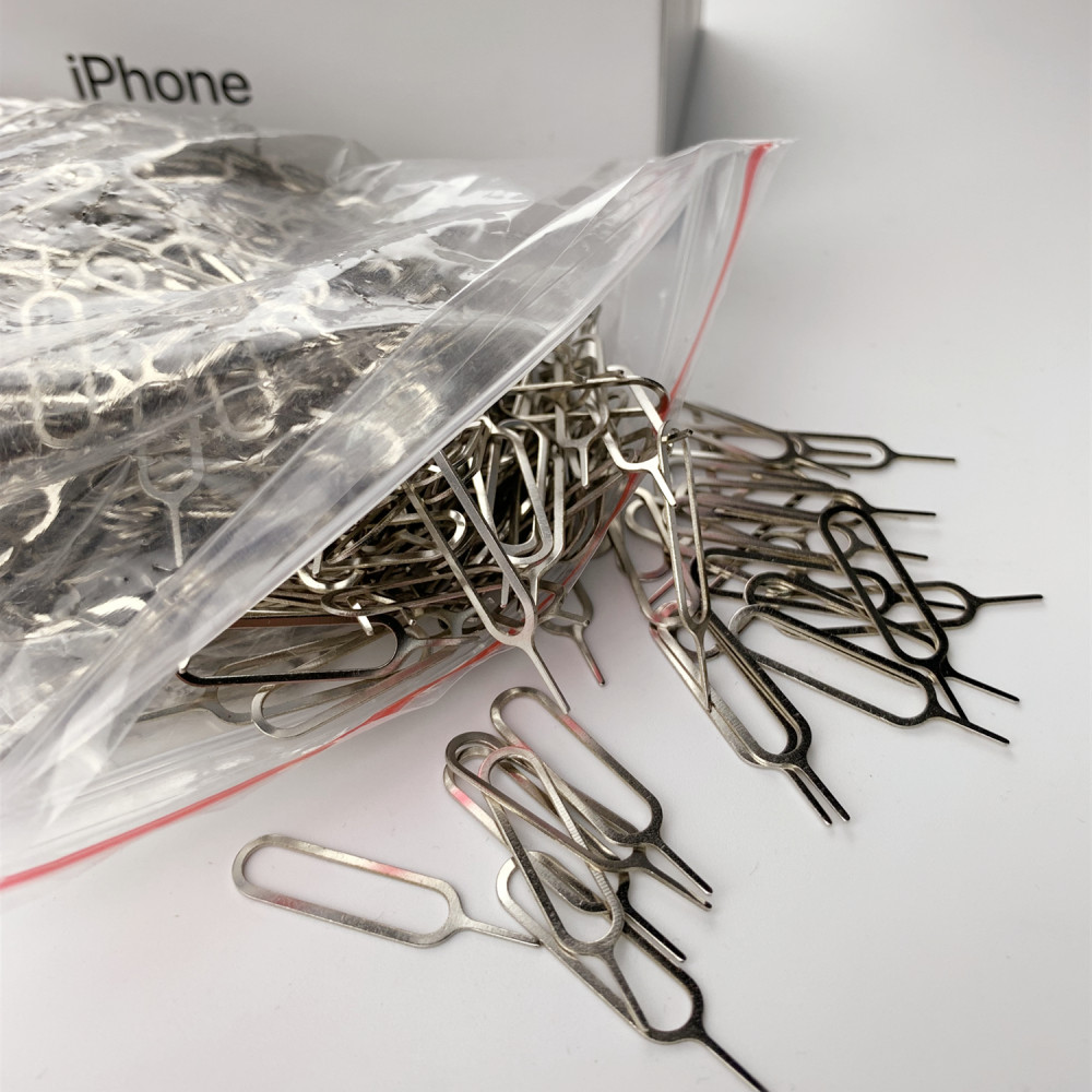 1000 ピース/ロットユニバーサル Sim カードトレイリムーバーイジェクトエジェクターピンキーオープンツール iPhone iPad SamSung Huawei Xiaomi スマートフォン用