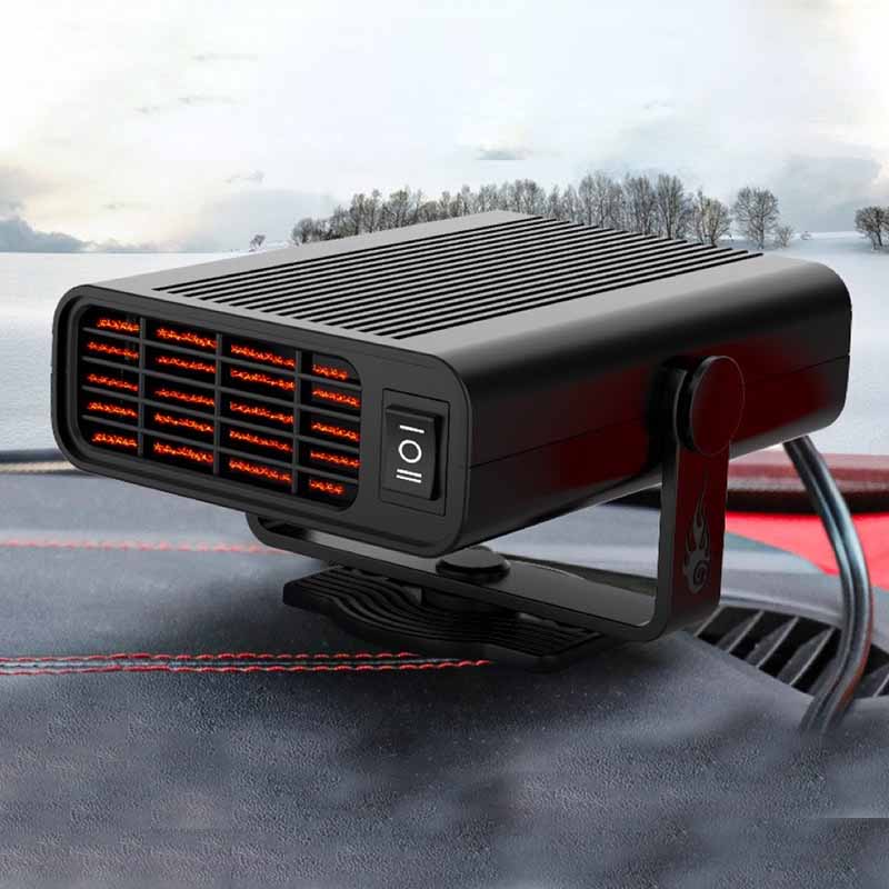冬車ヒーターファン 12 V/24 V 200 ワット電気冷却加熱自動フロントガラスデフロスター曇り止めデミスター車防曇ヒーター