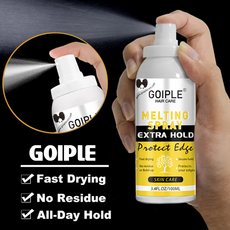 GOIPLE 100 ミリリットル使い捨て優しいフロントウィッグ接着剤グルーレスボンドラテックスフリー接着剤生え際かつらフロントレース溶融スプレー