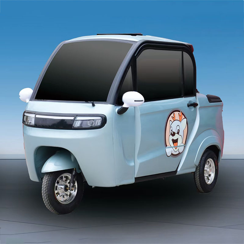 2 ドア 4 人乗りミニトライク電動大人の三輪車ピックアップファッション電動貨物三輪車 4 Pasenyer サプライヤー 1000 ワット Tres Ruedas