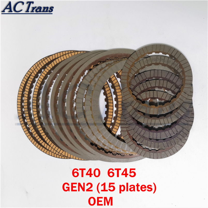 OEM 6T40 6T45 トランスミッションフリクションプレートキット クラッチキット Gen2 後期モデル