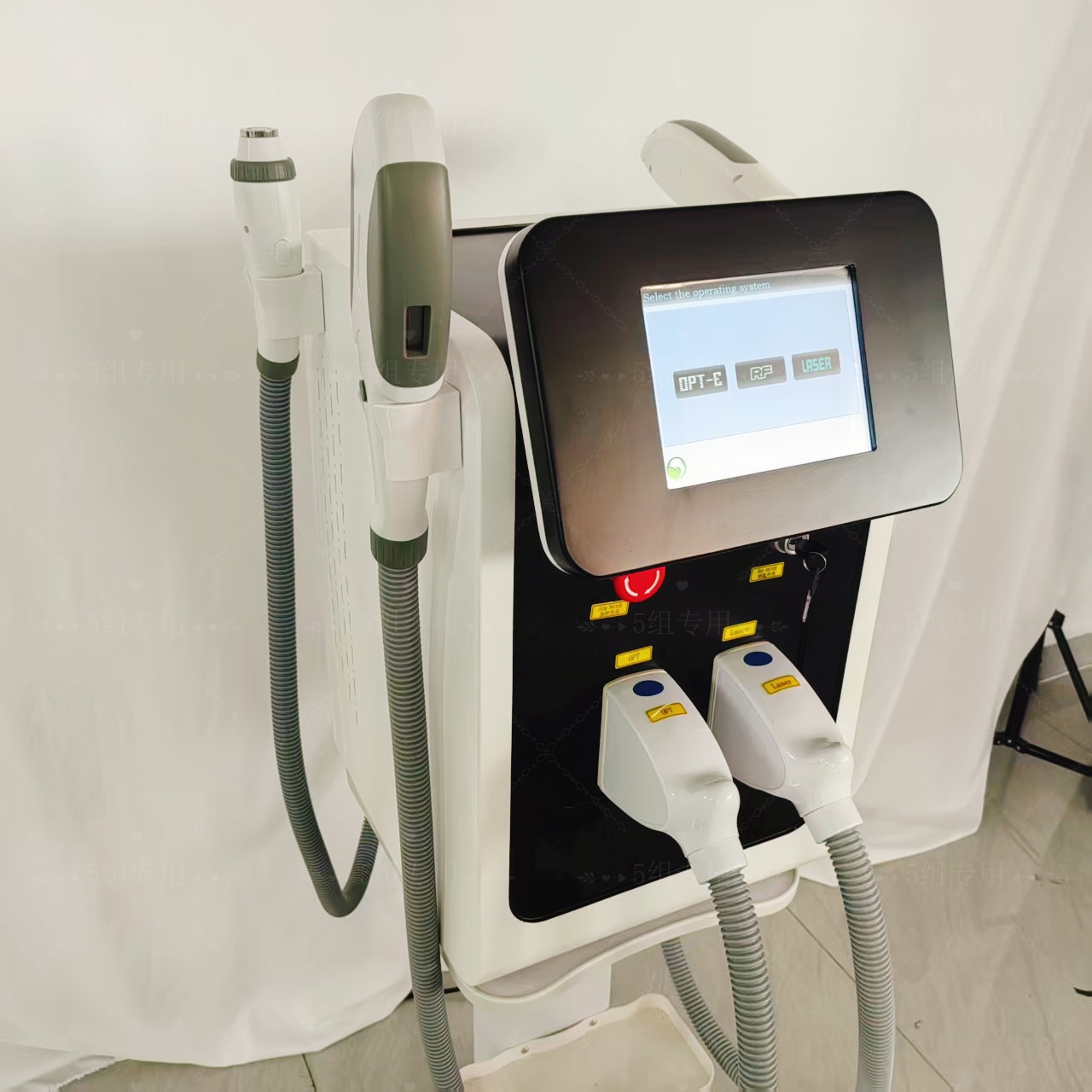 IPL 脱毛レーザー 3 で 1 美容機器 E ライト RF Nd Yag レーザー永久脱毛タトゥー除去抗しわ