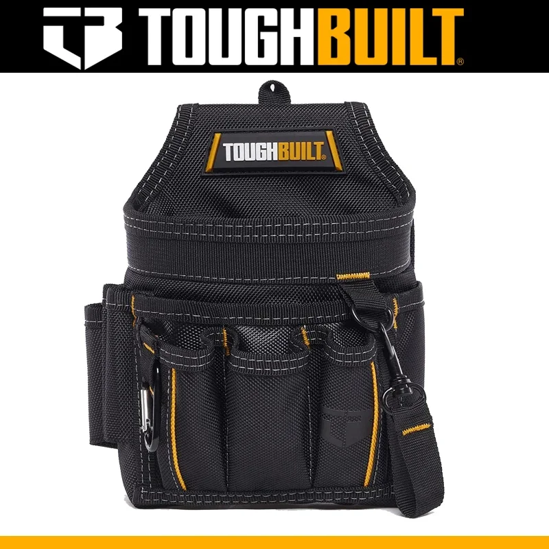 TOUGHBUILT TB-229 電気技師ポーチ耐摩耗性ポータブルソフトパッド入りウエストベルトショルダーストラップツールバッグ