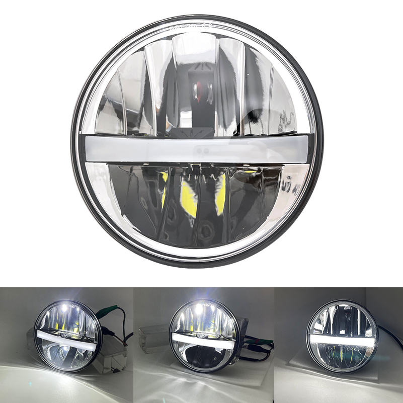 1X5.75インチ 5 3/4インチ LED オートバイヘッドライト ハーレースポーツスター 1200 XL1200L カスタム XL1200C 883 XL883 883L XL883R 48 用。