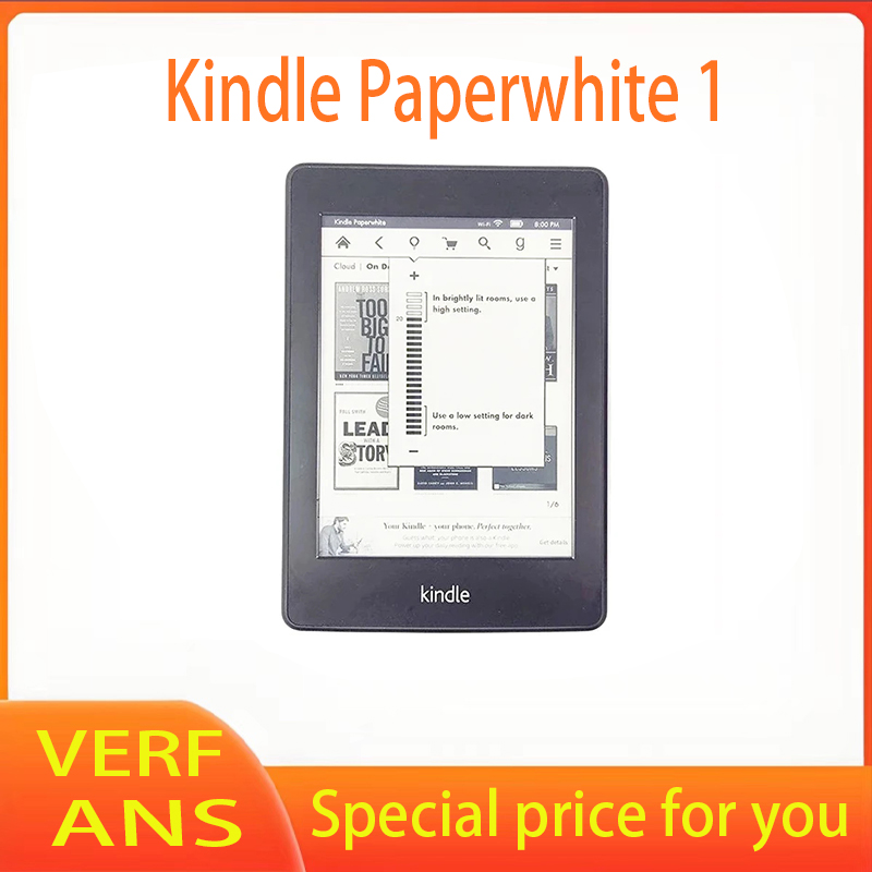 Kindle Paperwhite 第 1 世代: バックライト付き 6 インチ E-ink 電子ブック リーダー、ライト内蔵、多国籍言語サポート