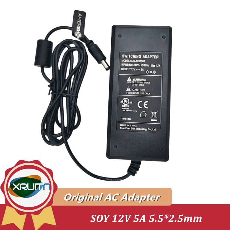 本物の SUN-1200500 スイッチング AC アダプタ MSI OPTIX MAG27CQ AG32CQ AG32C AG32CQ Msi MAG271R モニター電源 12V 5A 60W