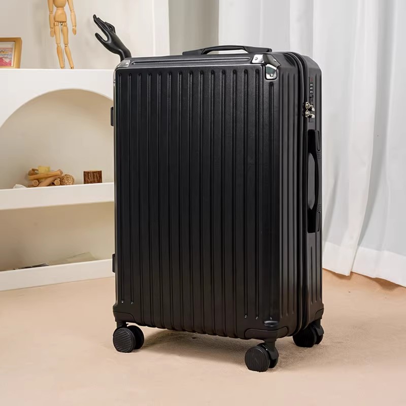 荷物 2025 新スタイル 20 インチ搭乗小型トロリースーツケース男性パスワード革スーツケース 24 強力な耐久性