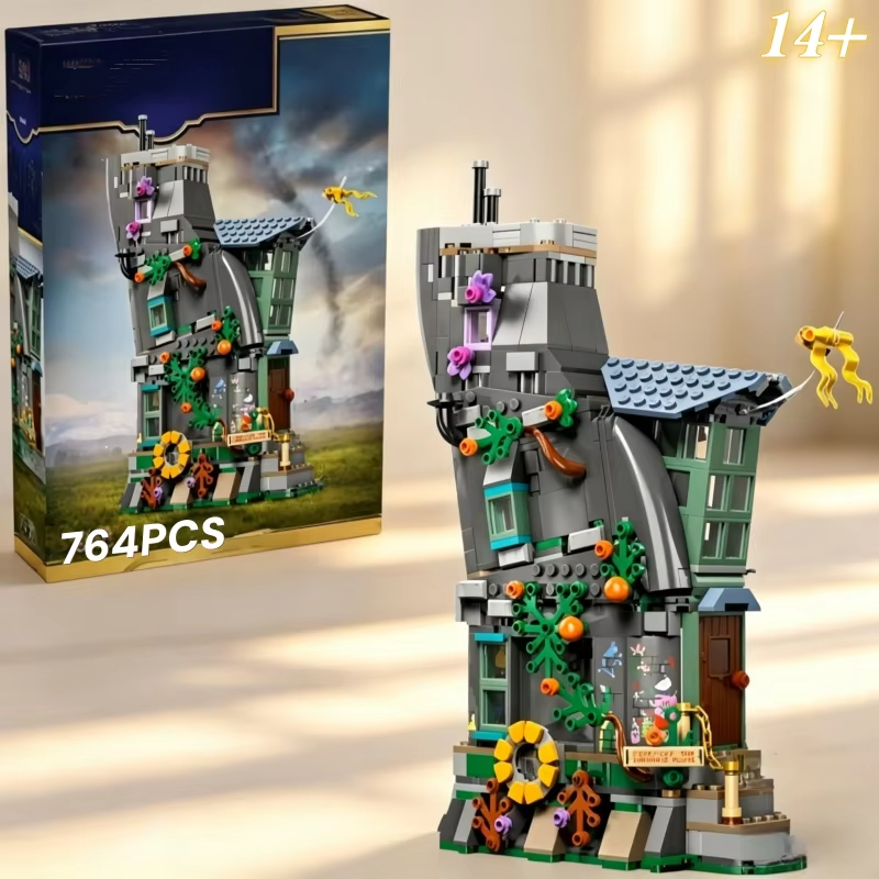 2026 新ハリー魔法世界 764 個ルナラブグッドの家建築モデル家の装飾組立おもちゃフェスティバルギフト用