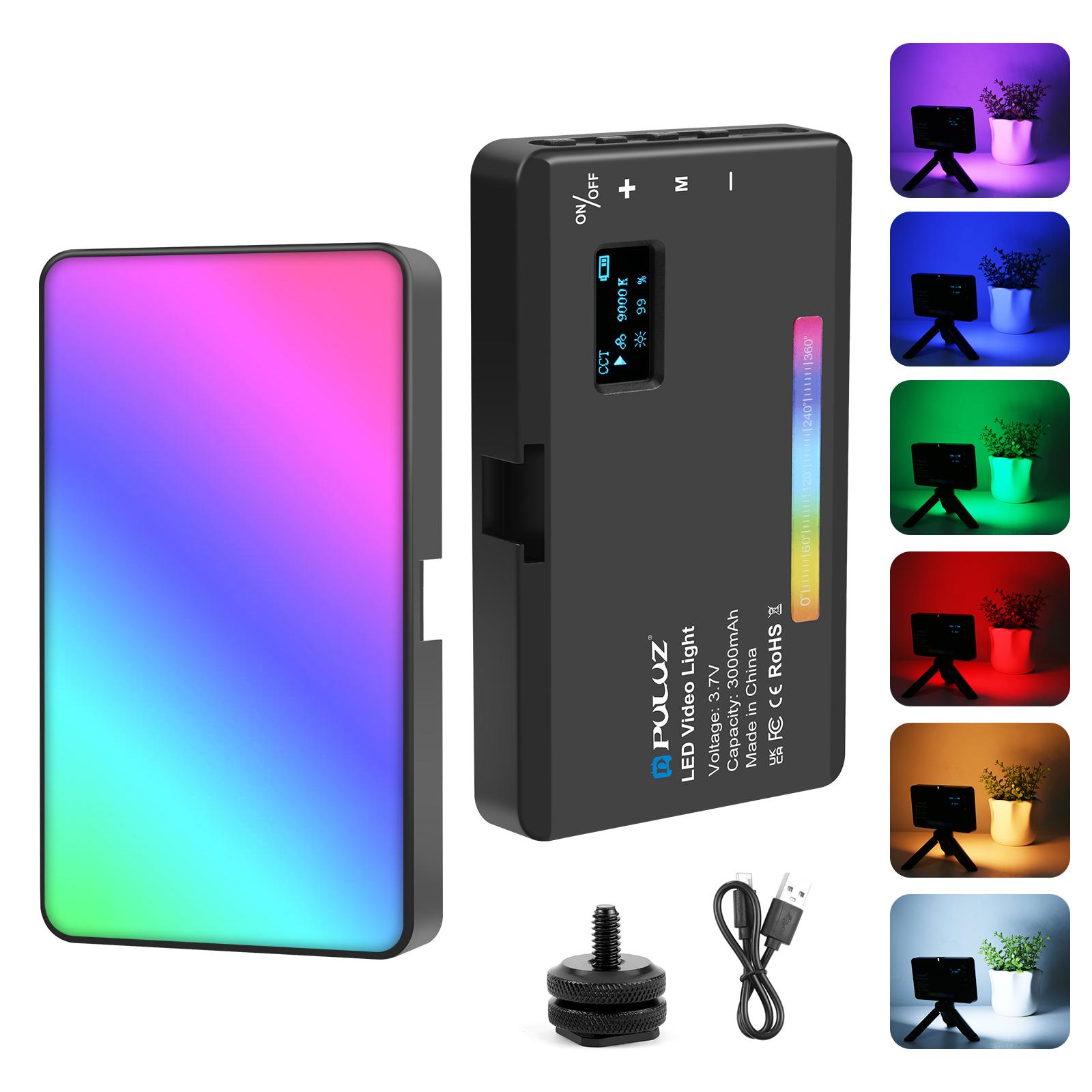 140 LED RGB ポケットライト、携帯電話カメラ Vlog 撮影用ビューティーフィルライト