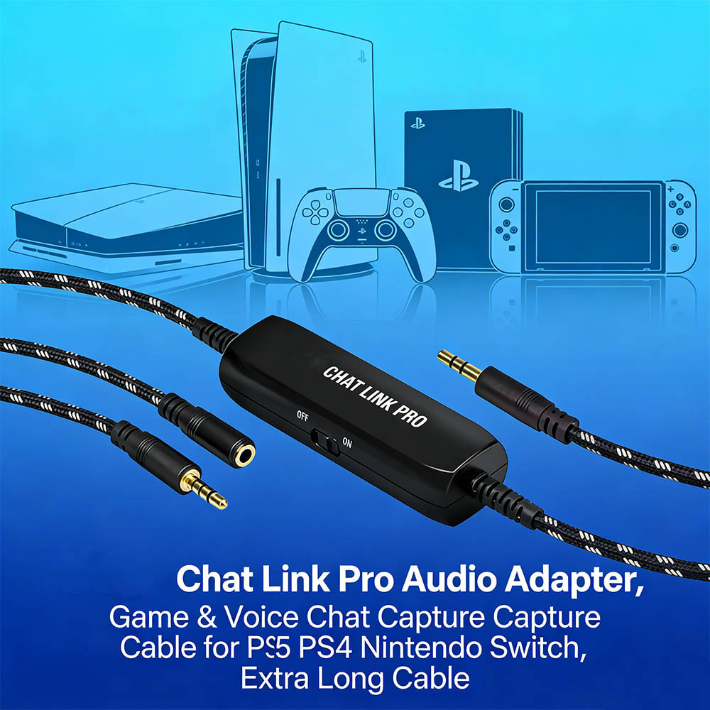 Chat Link Pro Elgato 用 Chat Link Pro オーディオ アダプター、ゲーム