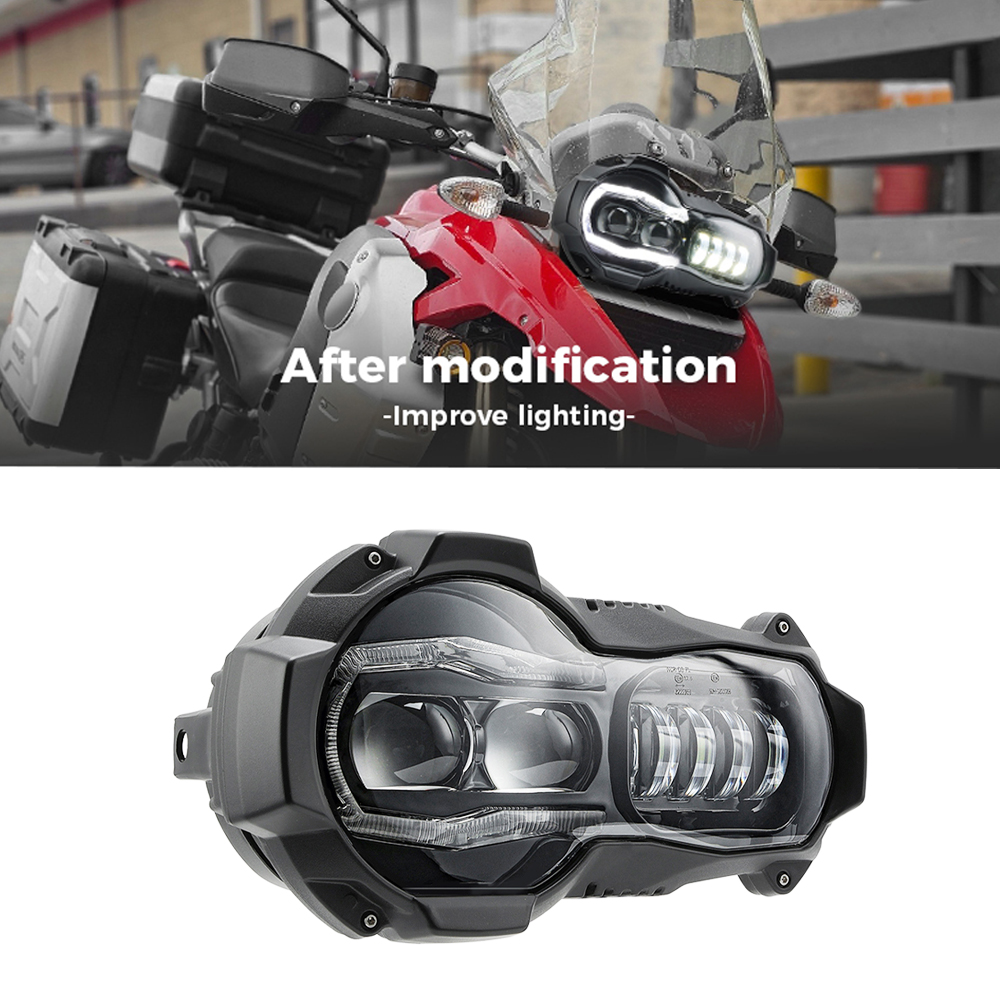 オートバイライト 110 ワット LED フロントヘッドライト BMW R1200GS LC 2005 - 2012 R 1200GS アドベンチャー R 1200 GS Adv ヘッドライト