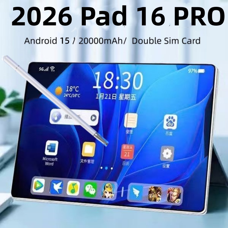 2026 パッド 16 プロ 12 インチ Android 15 5G タブレット 24 ギガバイト 2 TB 20000mAh オリジナルグローバルバージョン Snapdragon 8gen3 デュアルカード WIFI 4K HD タブ