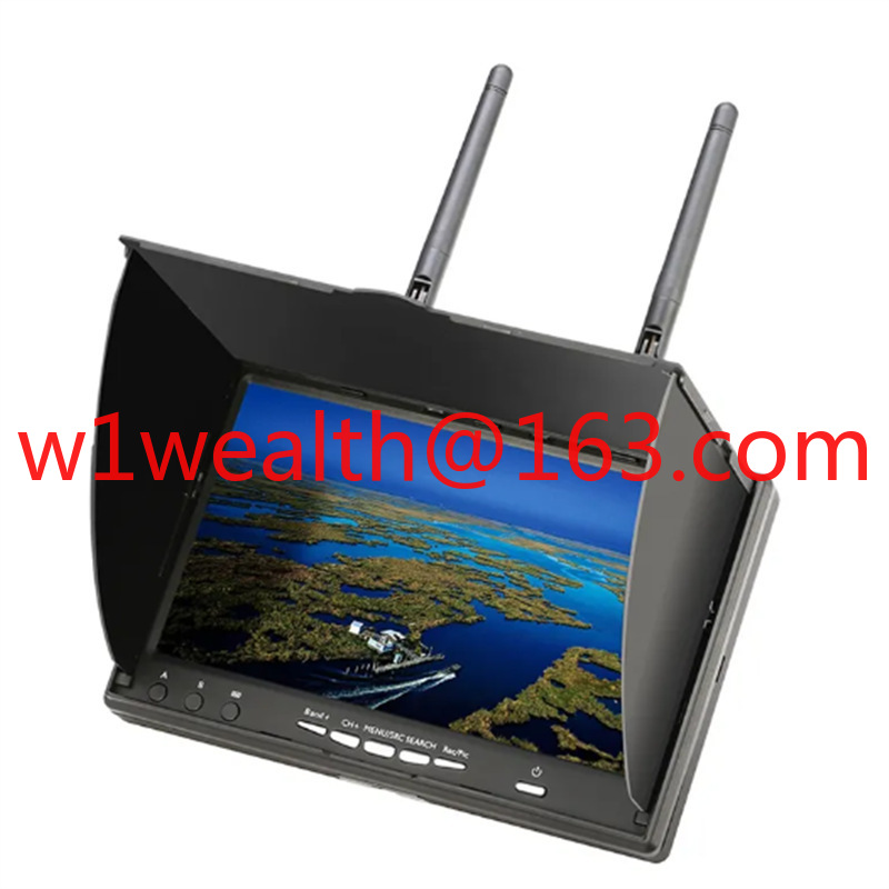 7 インチ デュアル レシーバー ハンドヘルド モニター 5.8G オールインワン ディスプレイ LCD5802S/LCD5802D (DVR 内蔵) 中国