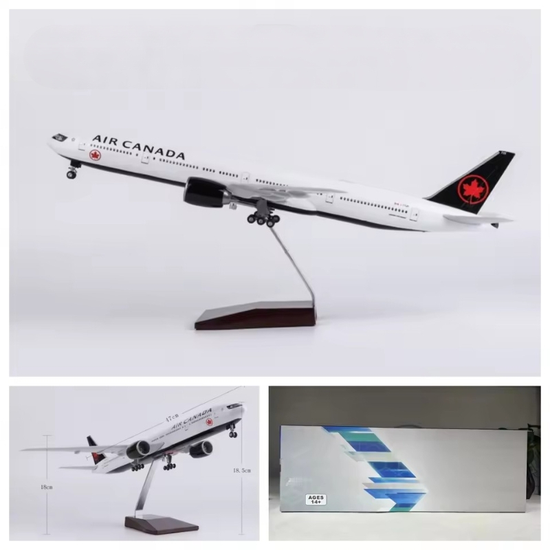 新しい 1/157 スケール飛行機エアカナダボーイング B777/B787 航空会社航空機モデルダイキャスト樹脂飛行機航空機コレクションディスプレイファン