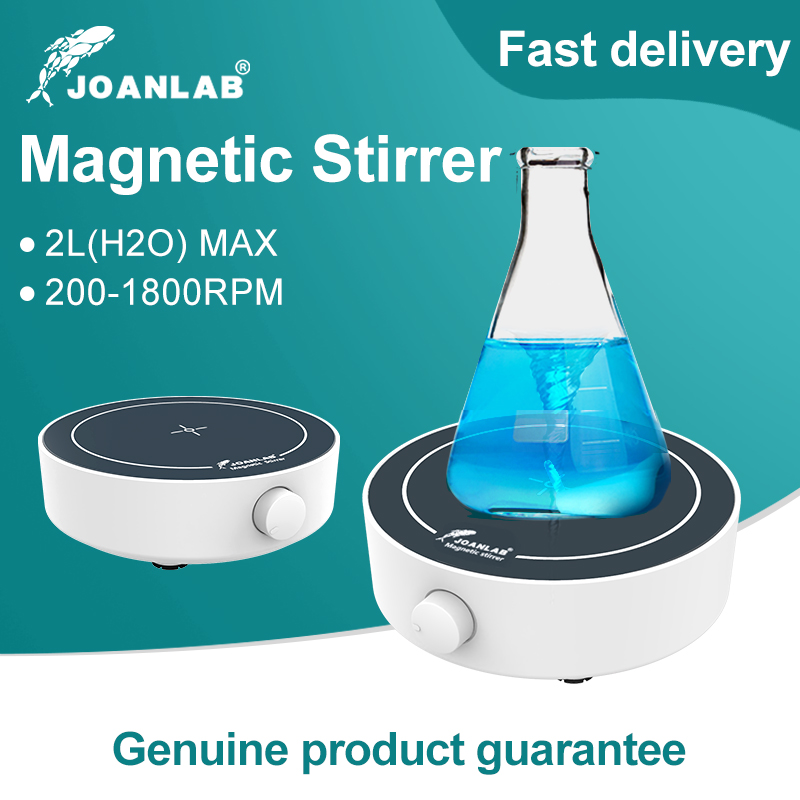 JOANLAB ミニマグネチックミキサーラー実験室用品 マグネチックミキサーラーバー付き 液体ミキサー実験室用 AC 100-240V EU USA UK AU プラグ
