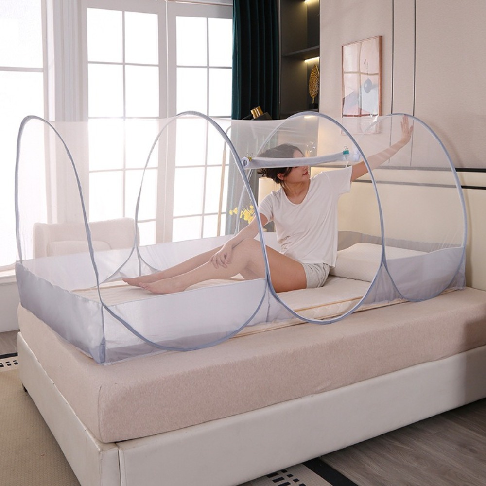 旅行用蚊帳折りたたみ抗蚊帳頭睡眠用ポータブルシングル蚊帳ベッド夏用