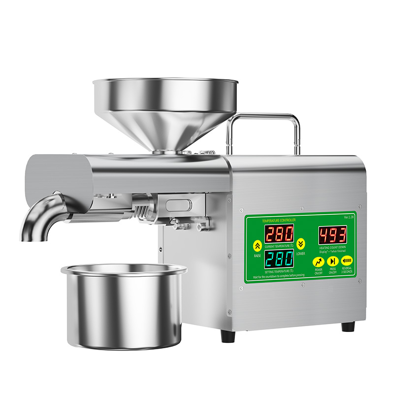電動オイルプレス機、コールド/ホット家庭用自動油抽出器、ピーナッツ、ゴマ、ヒマワリの種、ステンレス用