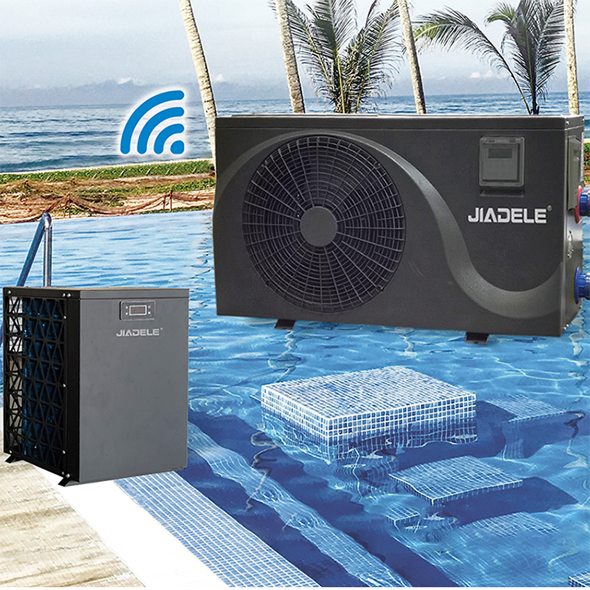 Mini R32 Zwembad Warmtepomp DC Inverter WIFI Pool Heater Swimming Pool Heat Pump for Swimming Pool Water Heater